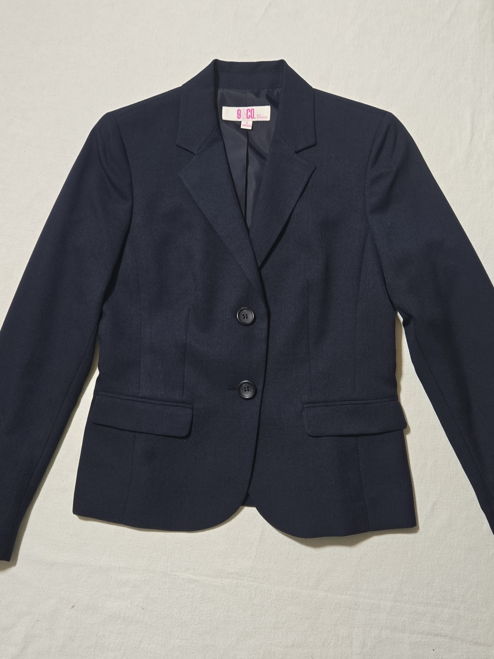 Classic Navy Two-Button Women's Blazer